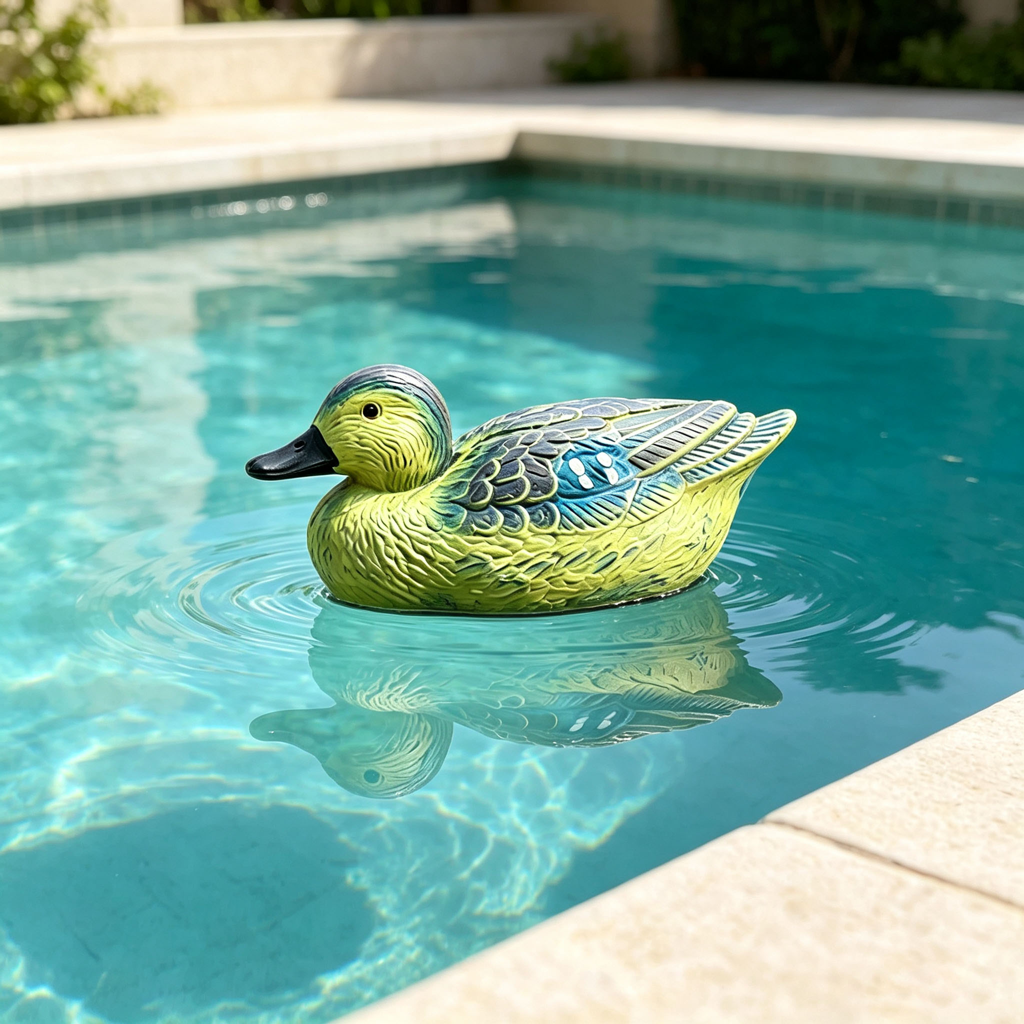 Decoy Duck Plastic - リアルな浮かぶアヒルのデコイPEハンティングガーデン池飾り