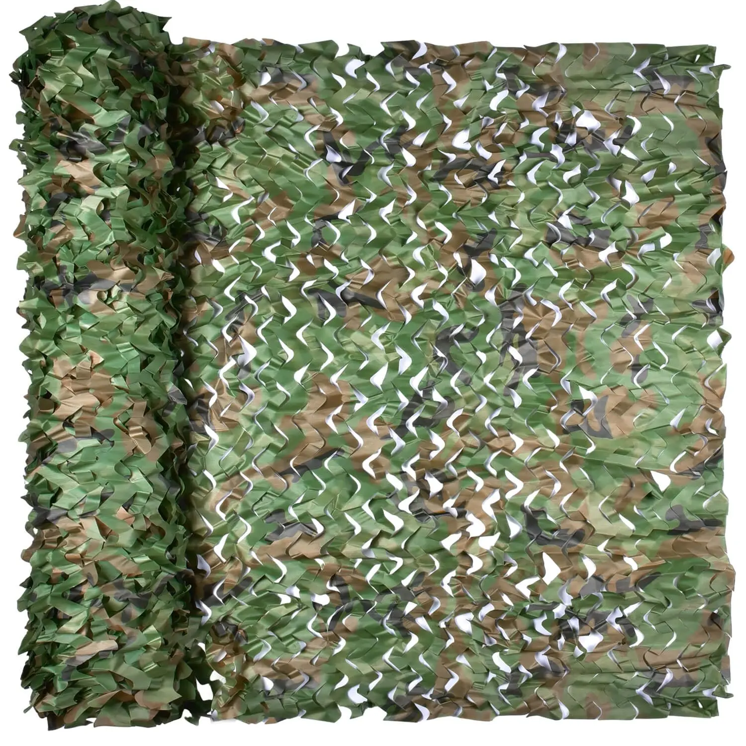 Hunting Blind Fabric - 迷彩ネット、ハンティングブラインド迷彩ネット、軍事パーティー装飾、日よけフェンスネット、軽量、バルクロール、メッシュ