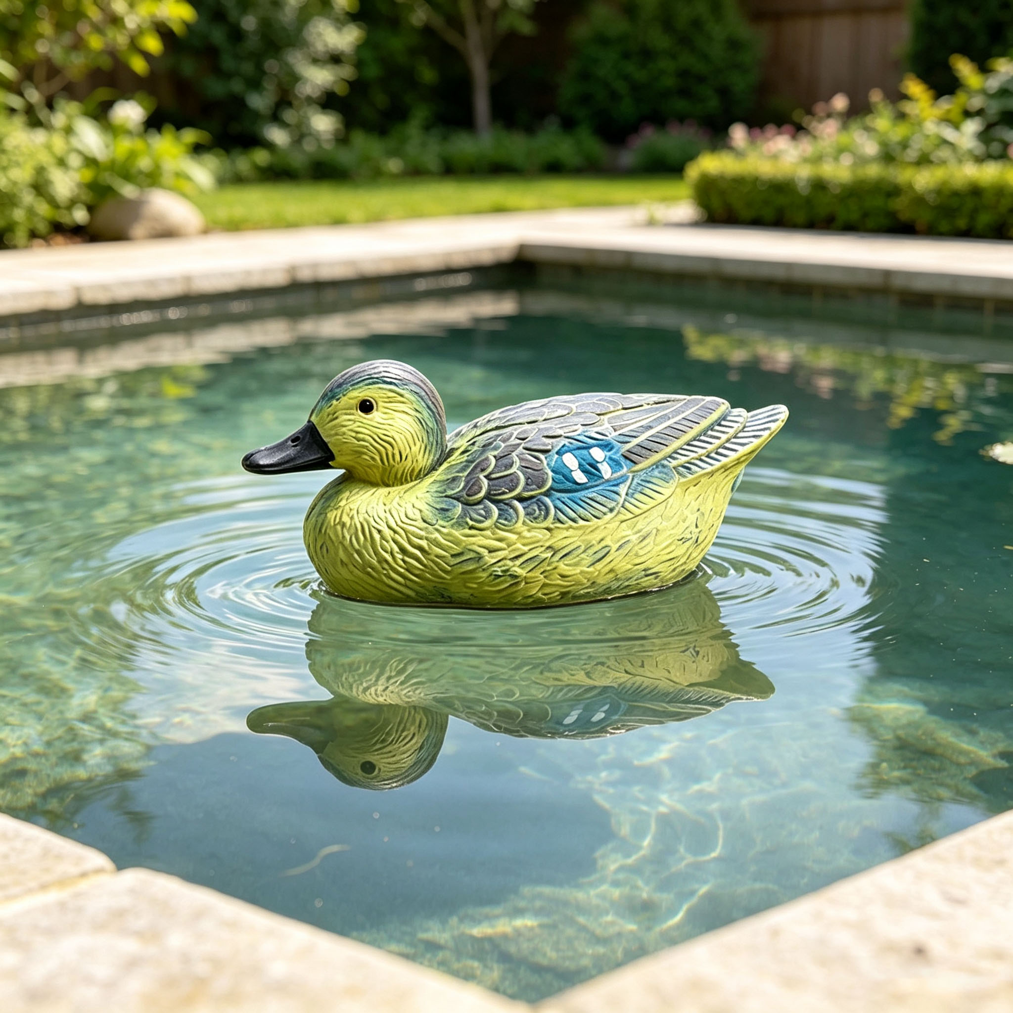リアルな浮かぶアヒルのデコイPEハンティングガーデン池飾り - Decoy Duck Plastic のレビューと価格