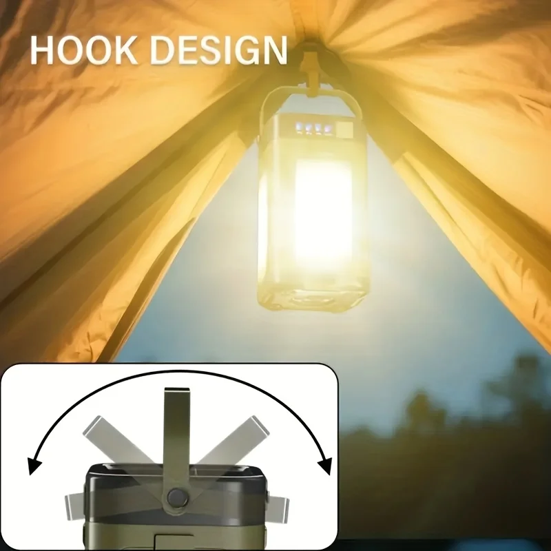 ソーラー充電式キャンプライト。高出力スポットライト付きのCO - Outdoor Hunting Tent のレビューと価格