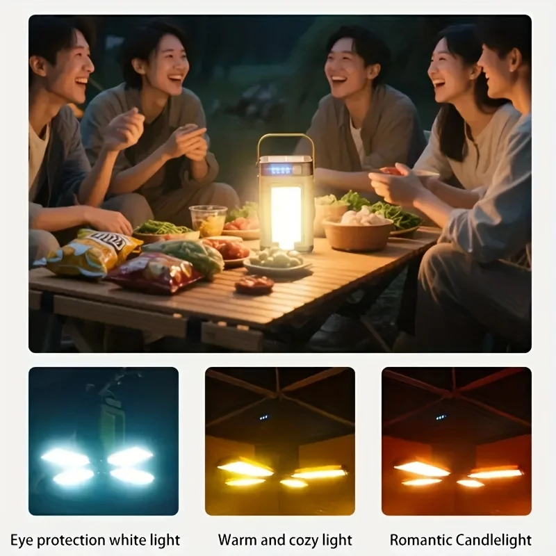ソーラー充電式キャンプライト。高出力スポットライト付きのCO - Outdoor Hunting Tent のレビューと価格