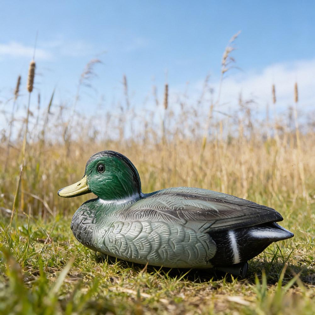 1個入り、リアルなプラスチック製の鴨型ルアー。庭の装飾や、水 - Decoy Duck Plastic のレビューと価格