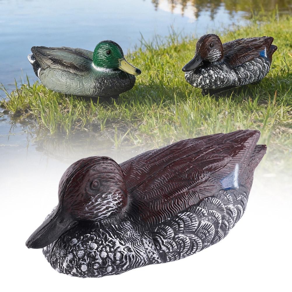 1個入り、リアルなプラスチック製の鴨型ルアー。庭の装飾や、水 - Decoy Duck Plastic のレビューと価格