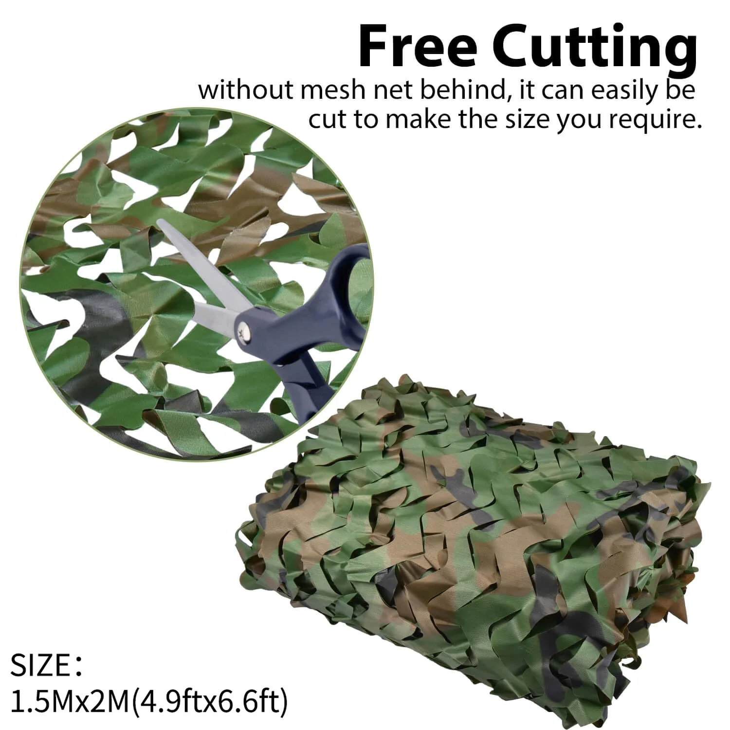 迷彩ネット、ハンティングブラインド迷彩ネット、軍事パーティー - Hunting Blind Fabric のレビューと価格