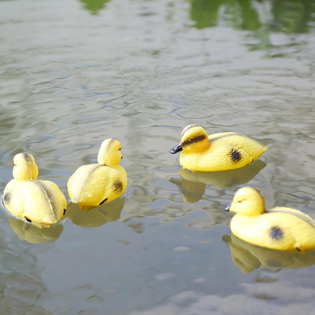 5個のフローティングダックユースは、魚のいる池の装飾プラスチ - Decoy Duck Plastic のレビューと価格