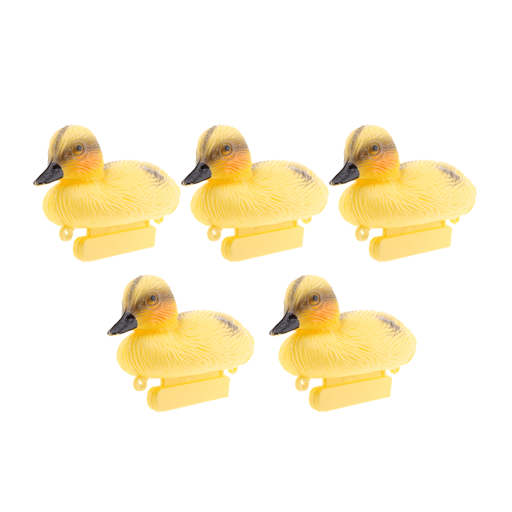 5個のフローティングダックユースは、魚のいる池の装飾プラスチ - Decoy Duck Plastic のレビューと価格