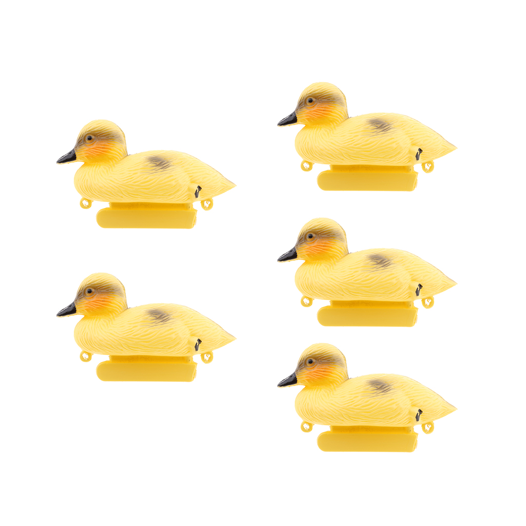 5個のフローティングダックユースは、魚のいる池の装飾プラスチ - Decoy Duck Plastic のレビューと価格