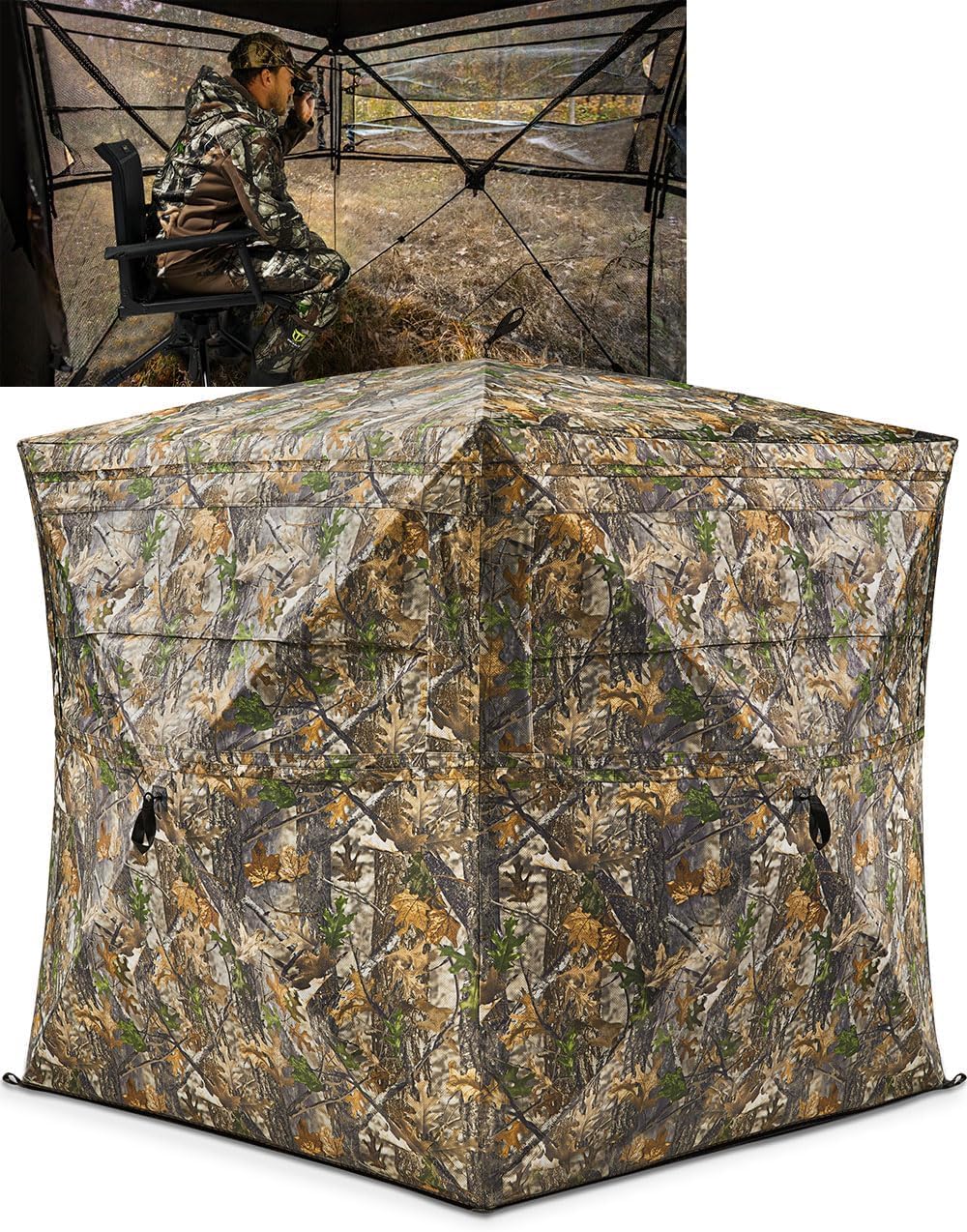 高品質ポータブルオックスフォード生地屋外ハンティングギア、シ - Hunting Blind Fabric のレビューと価格